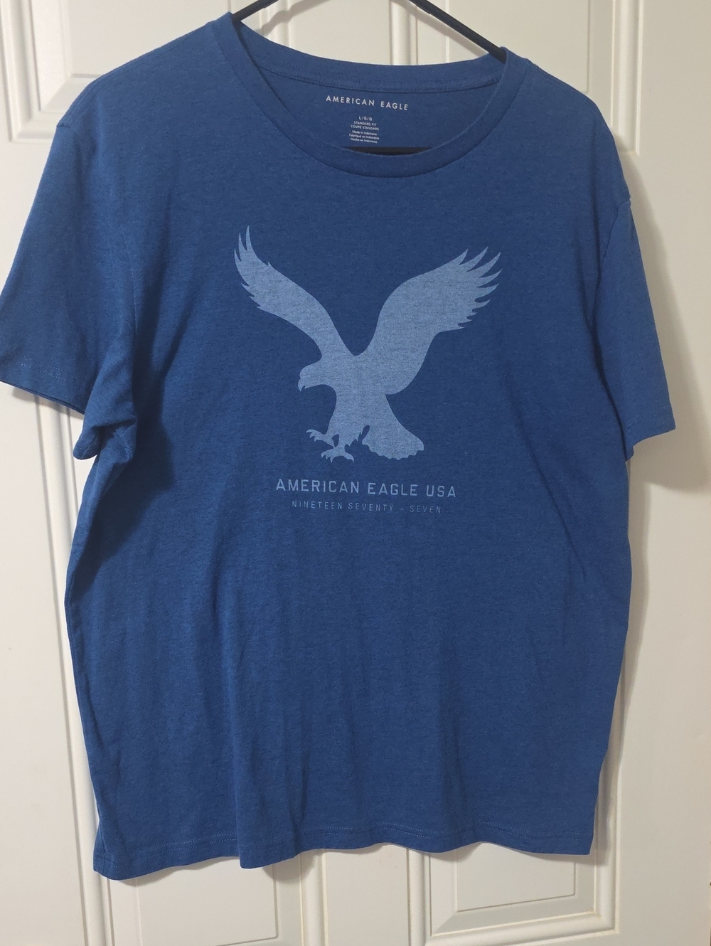 American Eagle Outfitters Royal Blue Eagle Graphic Tee